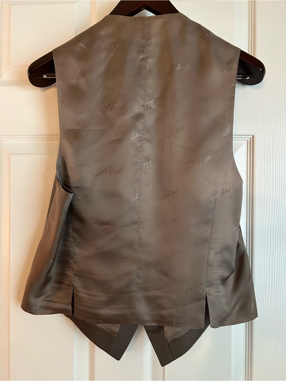 Classic Double-Breasted Brown Men's Jacket and Vest - Picture 4 of 16
